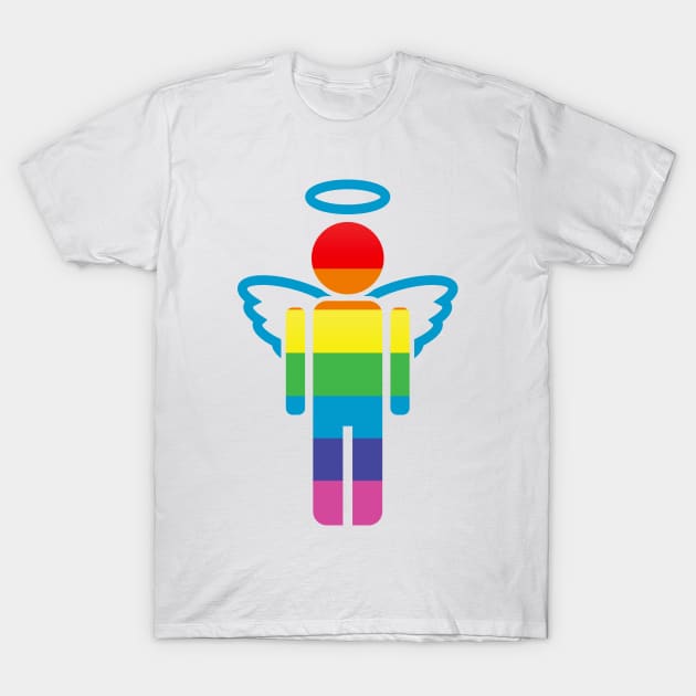 gay angel T-Shirt by chromatosis